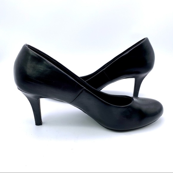 🔥 Comfort Plus Classic Black Leather Pump